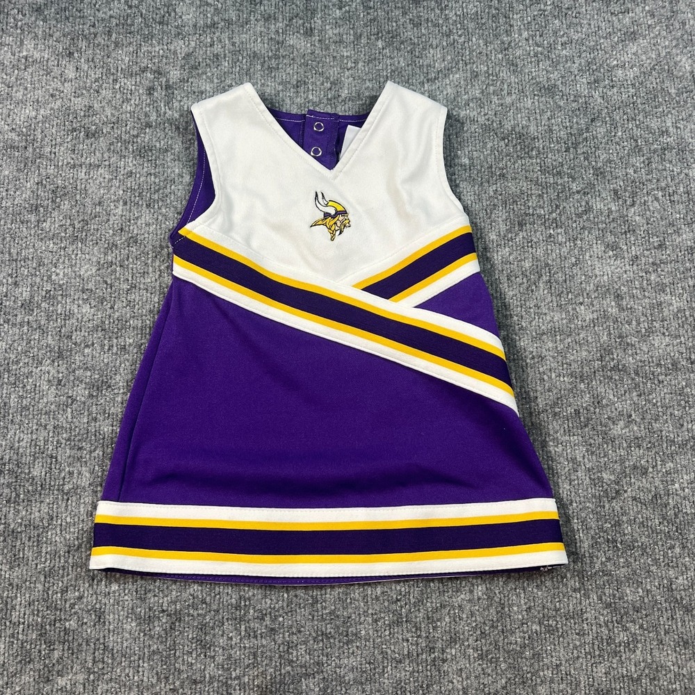 Minnesota‎ Vikings Jumper Dress Girls 2T Multicolor NFL Team Apparel Football
